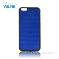 Newest Blue crocodile leather case for iphone 13